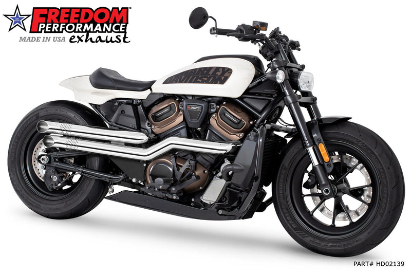 FREEDOM EXHAUST -  SPORTSTER S "NEW 2023" DECLARATION TURN-OUT HIGH Fits '21 to Present