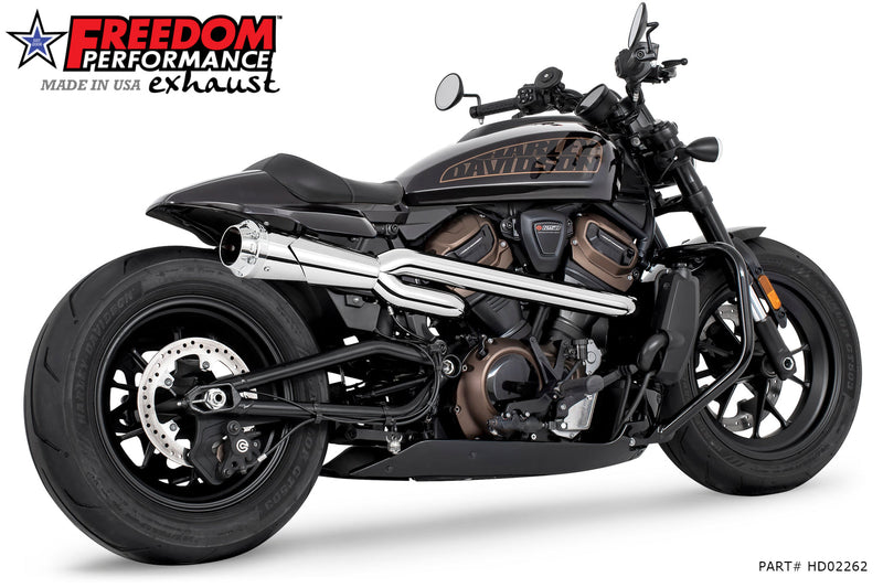 FREEDOM EXHAUST - SPORTSTER S 2-INTO-1 COMBAT SHORTY HIGH