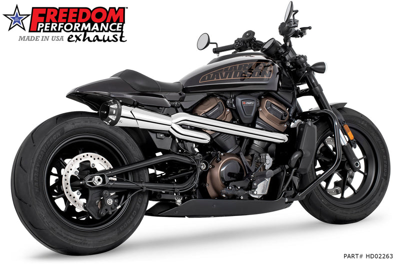 FREEDOM EXHAUST - SPORTSTER S 2-INTO-1 COMBAT SHORTY HIGH