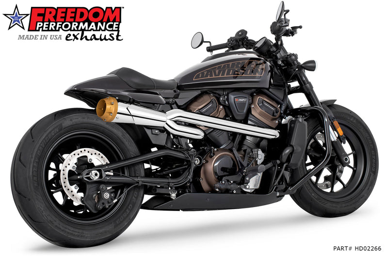 FREEDOM EXHAUST - SPORTSTER S 2-INTO-1 COMBAT SHORTY HIGH