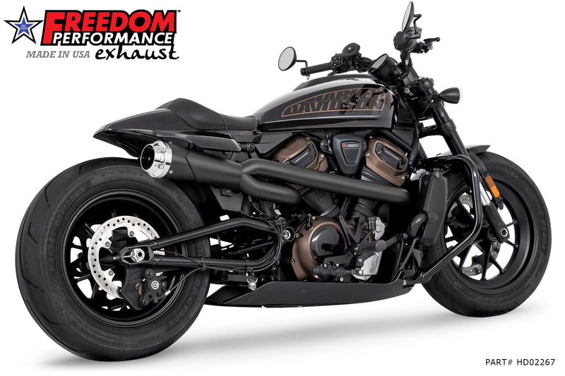 FREEDOM EXHAUST - SPORTSTER S 2-INTO-1 COMBAT SHORTY HIGH