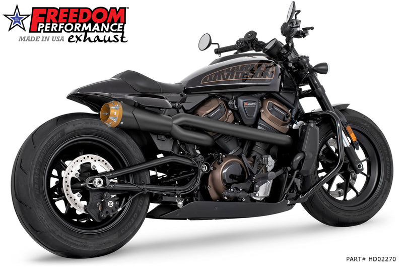 FREEDOM EXHAUST - SPORTSTER S 2-INTO-1 COMBAT SHORTY HIGH