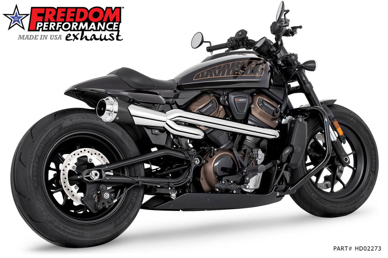 FREEDOM EXHAUST - SPORTSTER S 2-INTO-1 COMBAT SHORTY HIGH
