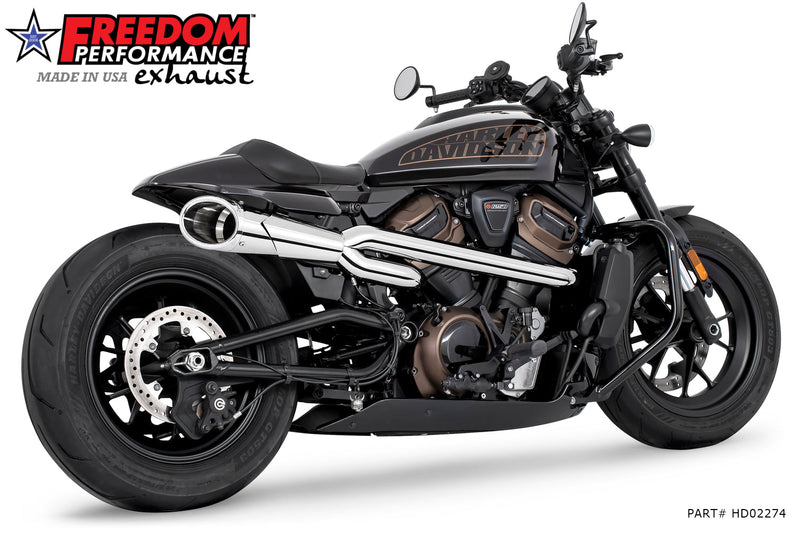FREEDOM EXHAUST - SPORTSTER S 2-INTO-1 COMBAT SHORTY HIGH