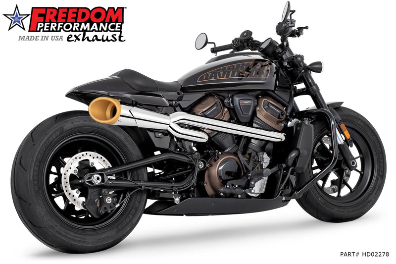FREEDOM EXHAUST - SPORTSTER S 2-INTO-1 COMBAT SHORTY HIGH