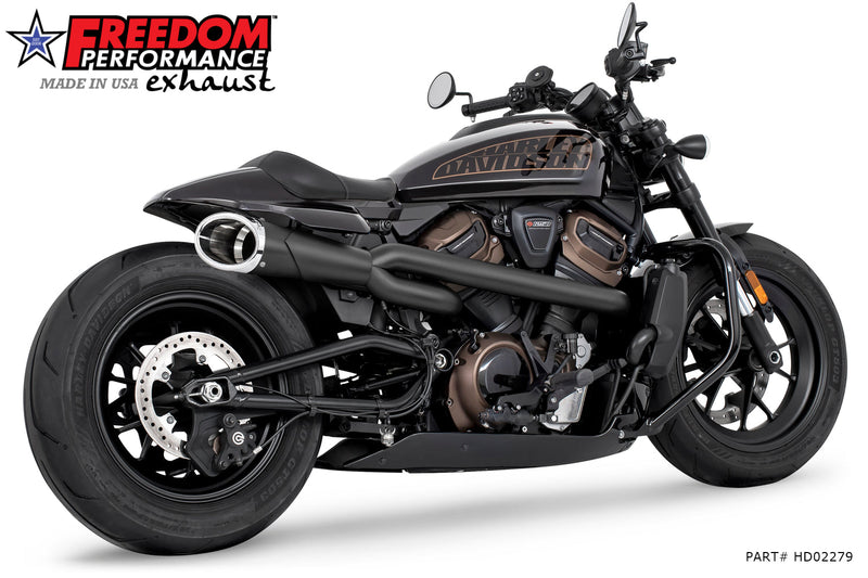 FREEDOM EXHAUST - SPORTSTER S 2-INTO-1 COMBAT SHORTY HIGH