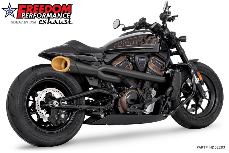 FREEDOM EXHAUST - SPORTSTER S 2-INTO-1 COMBAT SHORTY HIGH