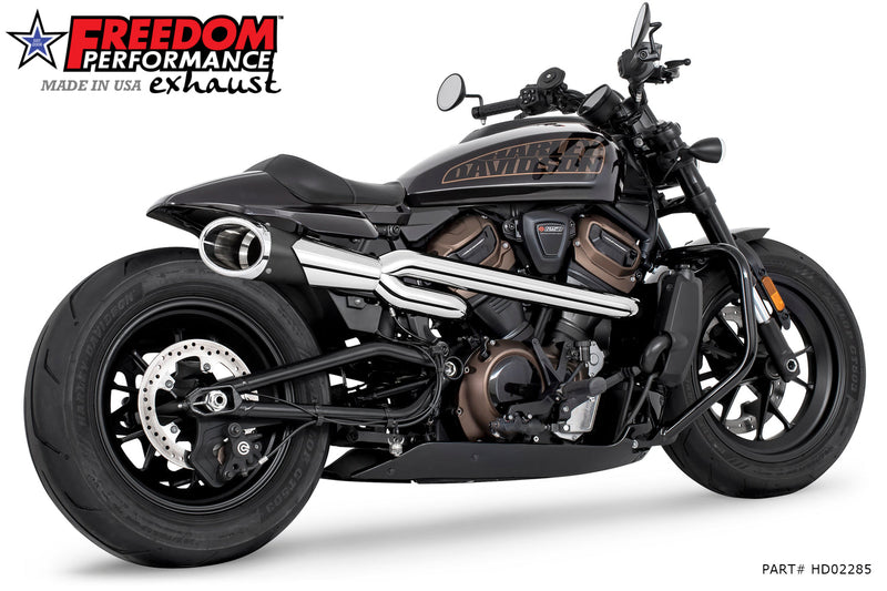 FREEDOM EXHAUST - SPORTSTER S 2-INTO-1 COMBAT SHORTY HIGH
