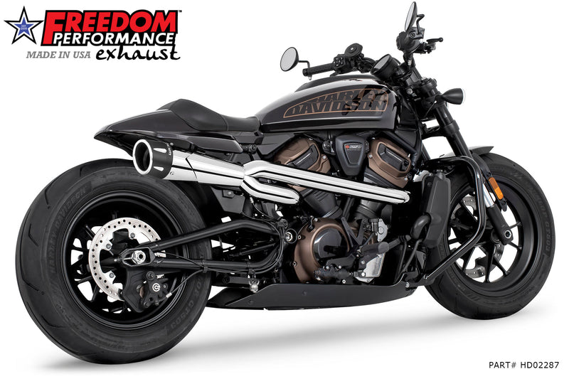 FREEDOM EXHAUST - SPORTSTER S 2-INTO-1 COMBAT SHORTY HIGH