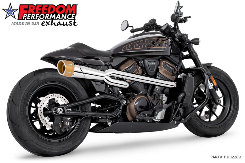 FREEDOM EXHAUST - SPORTSTER S 2-INTO-1 COMBAT SHORTY HIGH