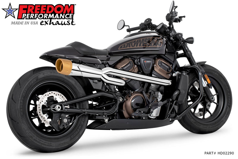 FREEDOM EXHAUST - SPORTSTER S 2-INTO-1 COMBAT SHORTY HIGH