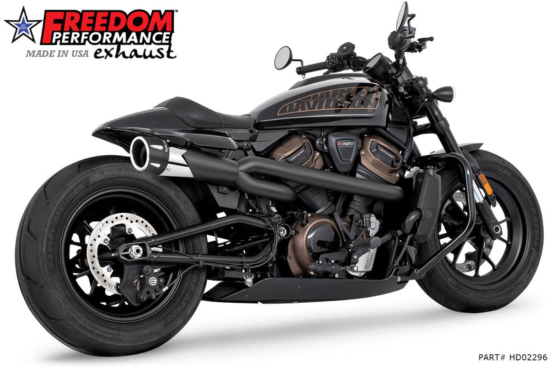 FREEDOM EXHAUST - SPORTSTER S 2-INTO-1 COMBAT SHORTY HIGH