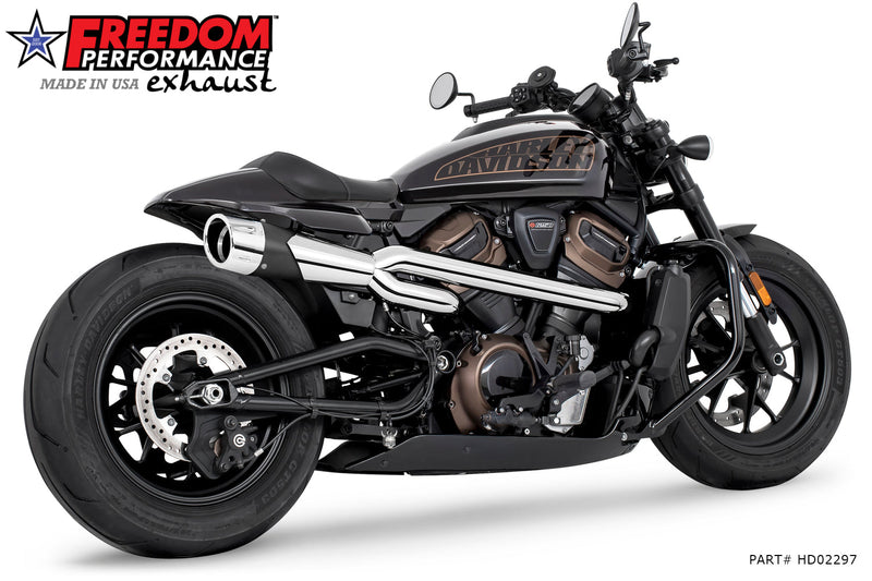 FREEDOM EXHAUST - SPORTSTER S 2-INTO-1 COMBAT SHORTY HIGH