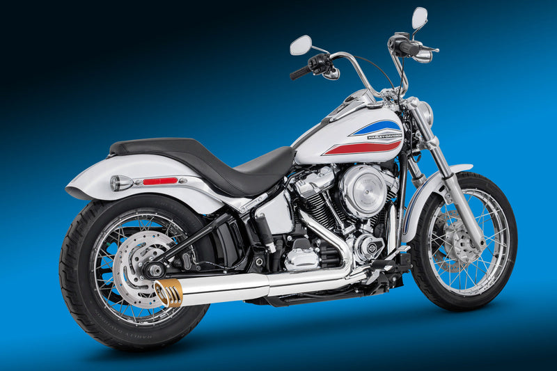 HARLEY SOFTAIL 2025 - PRESENT 4" SLIP ON BUNDLE FITS ALL NARROW TIRE