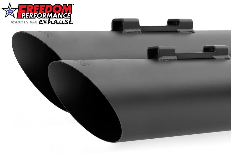 HARLEY FREE WHEELER 4" INVERSE AND CLASSIC SLIP-ONS BUNDLE