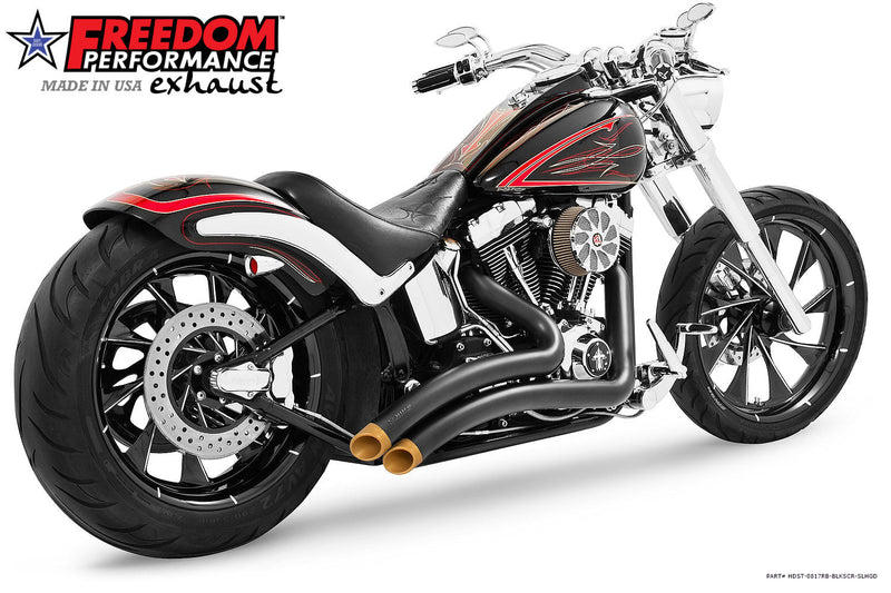 FREEDOM EXHAUST - SOFTAIL SHARP CURVE RADIUS (BUNDLE) 1986 to 2017