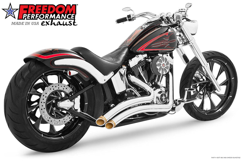 FREEDOM EXHAUST - SOFTAIL SHARP CURVE RADIUS (BUNDLE) 1986 to 2017
