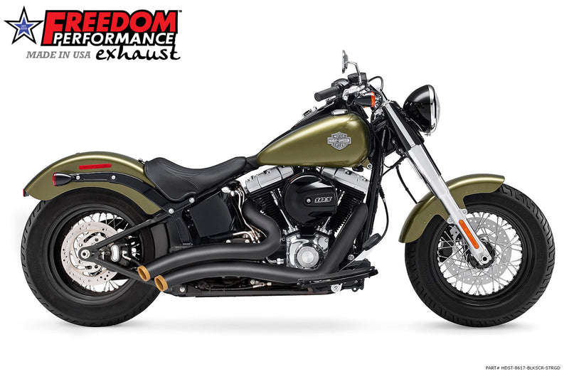 FREEDOM EXHAUST - SOFTAIL SHARP CURVE RADIUS (BUNDLE) 1986 to 2017