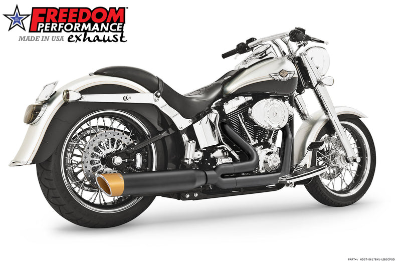 HARLEY SOFTAIL ROCKER & BREAKOUT 4" UNION 2-INTO-1 RIGHT-SIDE ONLY 2007-2017