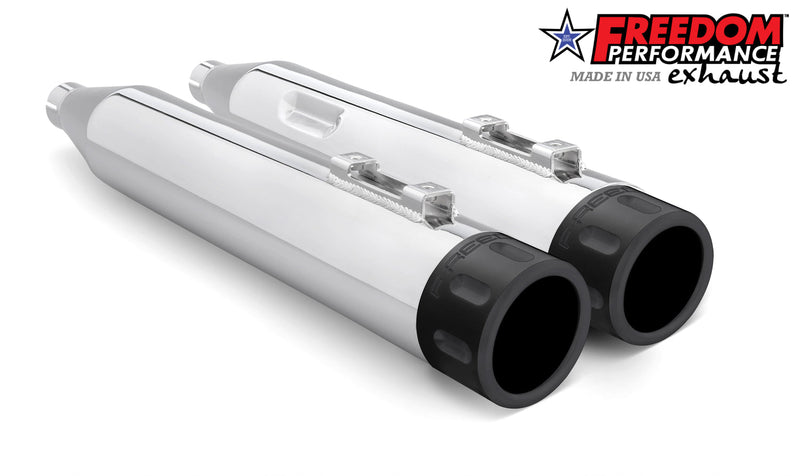 HARLEY SOFTAIL M8 ONLY 4" SLIP-ONS *FITS FREEDOM HEADERS ONLY*