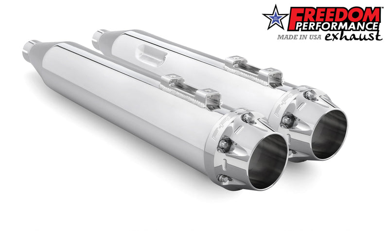 HARLEY SOFTAIL 4" SLIP-ONS 1997-2017 *FITS FREEDOM HEADERS ONLY*