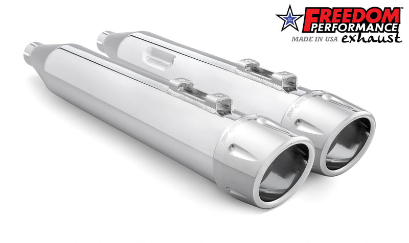 HARLEY SOFTAIL 4" SLIP-ONS 1997-2017 *FITS FREEDOM HEADERS ONLY*