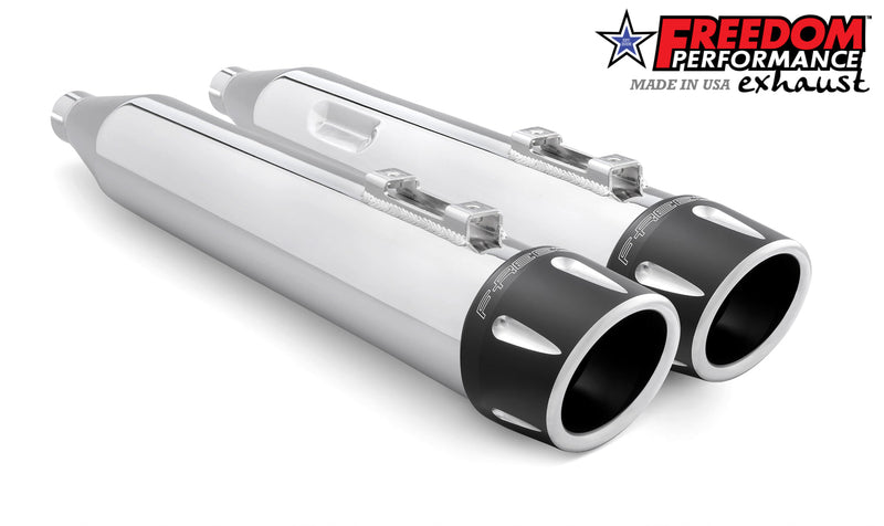 HARLEY SOFTAIL M8 ONLY 4" SLIP-ONS *FITS FREEDOM HEADERS ONLY*