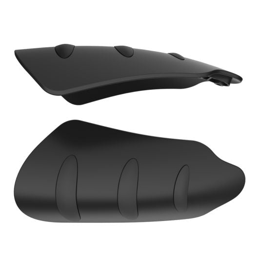 ADVANBLACK Hand Guard for Harley Motorcycles - Unpainted