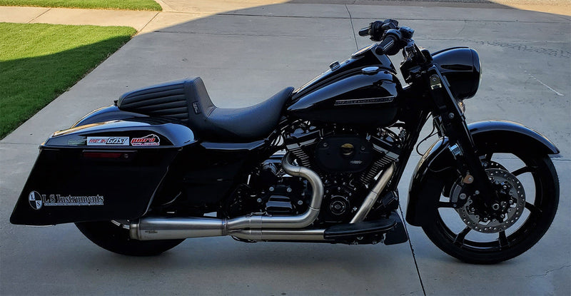 Burns Stainless NhB Exhaust for Twin Cam Baggers