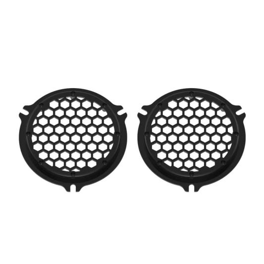 ADVANBLACK x XBS HEX Speaker Grills Color Matched For 2014-2023 Electra Glide / Street Glide Inner Fairing - Vivid Black
