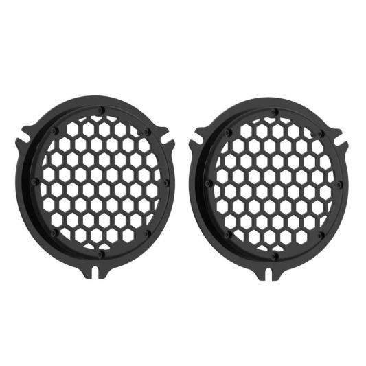ADVANBLACK x XBS HEX Speaker Grills Color Matched For 2014-2023 Electra Glide / Street Glide Inner Fairing - Vivid Black