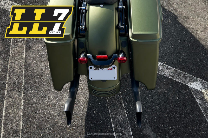 FREEDOM EXHAUST -  TOURING 2.5" SHARKTAIL M8 TRUE-DUAL FULL SYSTEM 2017-PRESENT