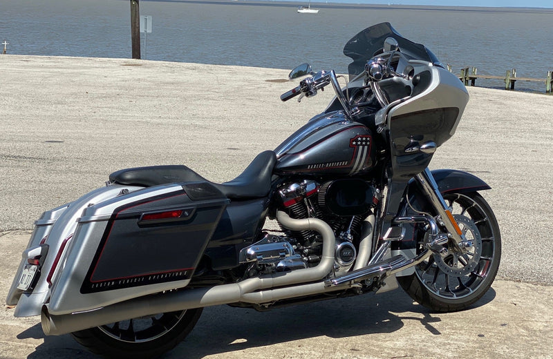 Burns Stainless NhB Exhaust for Twin Cam Baggers