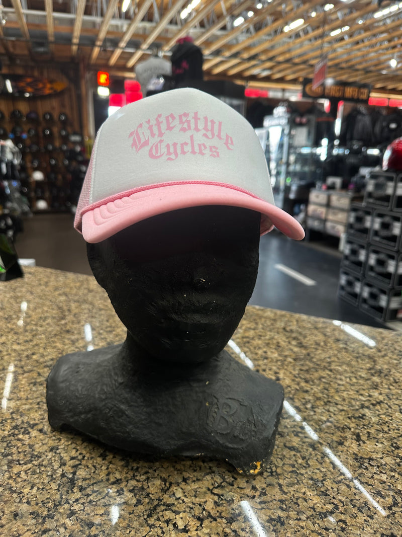 LIFESTYLE CYCLES Pink Trucker Hat