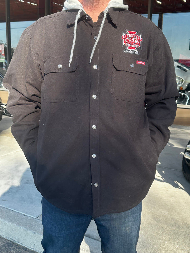 LIFESTYLE CYCLES black wolverine jacket