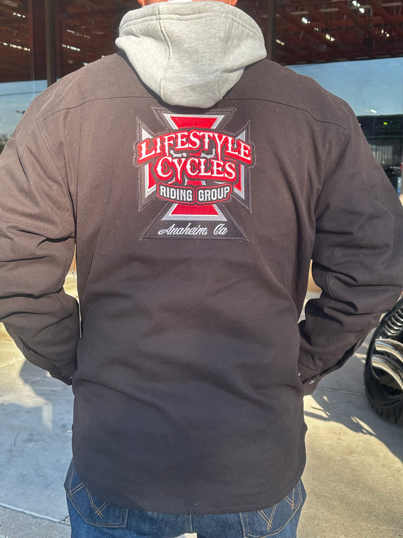 LIFESTYLE CYCLES black wolverine jacket