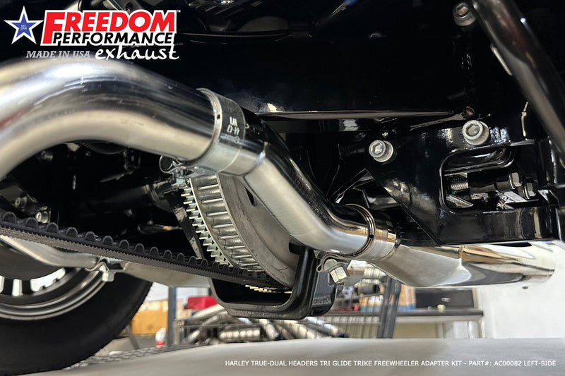 HARLEY TRIKE RIGHT SIDE TUCK & UNDER & CLASSIC TRUE-DUAL HEADERS BUNDLE