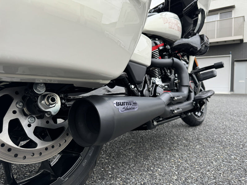 Burns Stainless NhB Exhaust for M8 Baggers