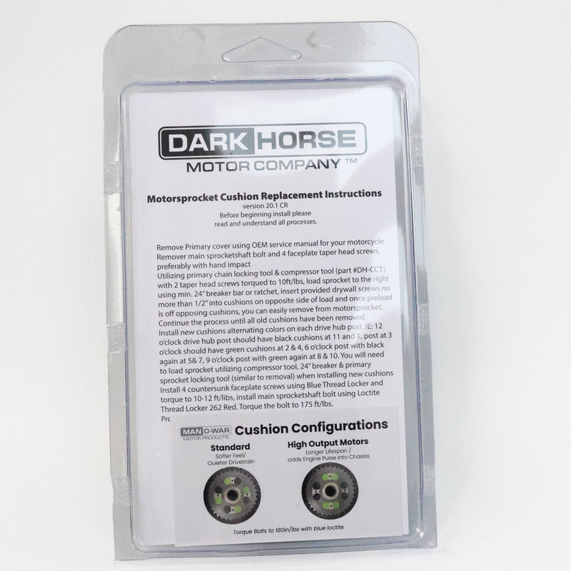 DARKHORSE MOTOR COMPANY Replacement Cushion Kit without Tool - Man O-War
