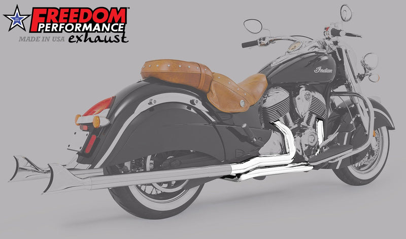 FREEDOM EXHAUST INDIAN VINTAGE / CLASSIC FREEDOM TRUE-DUAL TUCK-N-UNDER "HEADERS ONLY"