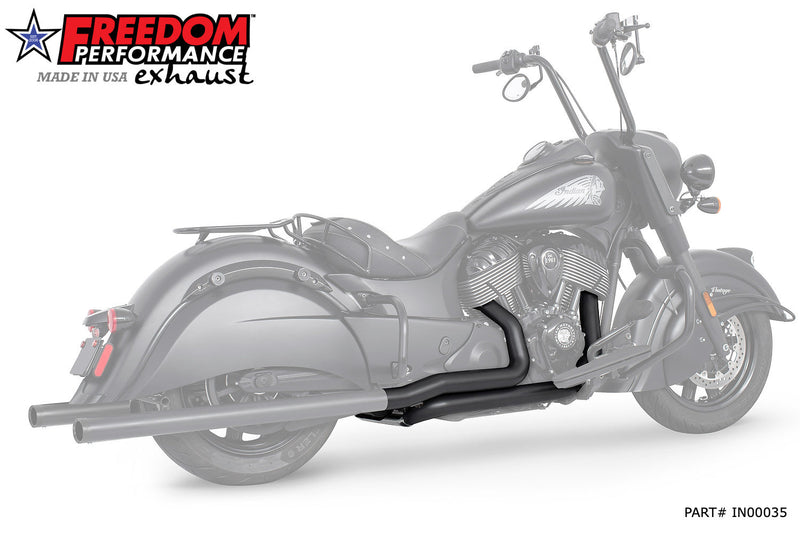 FREEDOM EXHAUST INDIAN VINTAGE / CLASSIC FREEDOM TRUE-DUAL TUCK-N-UNDER "HEADERS ONLY"