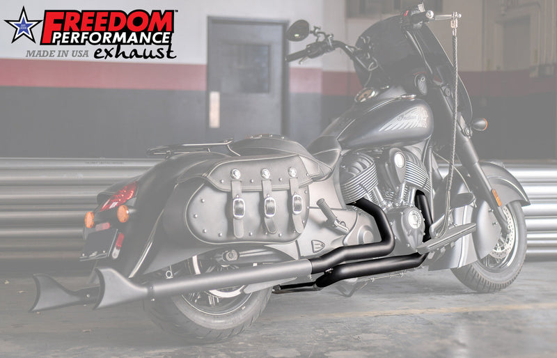 FREEDOM EXHAUST INDIAN CHIEFTAIN / ROADMASTER / SPRINGFIELD TRUE-DUAL TUCK-N-UNDER  "HEADERS ONLY"