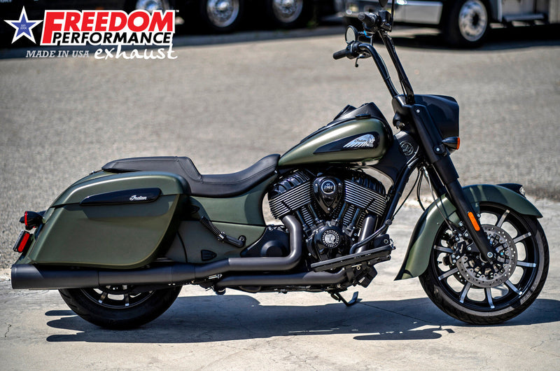 FREEDOM EXHAUST INDIAN CHIEFTAIN / ROADMASTER / SPRINGFIELD TRUE-DUAL TUCK-N-UNDER  "HEADERS ONLY"