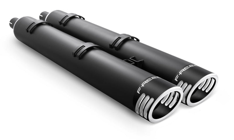 FREEDOM EXHAUST INDIAN 4" SLIP-ONS FOR CHIEFTAIN / ROADMASTER / CHALLENGER / PURSUIT WITH HARD BAGS