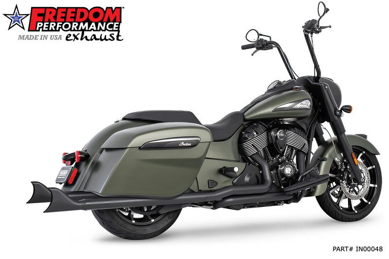 FREEDOM EXHAUST INDIAN CHIEFTAIN / ROADMASTER / SPRINGFIELD / ELITE 2.5" SHARKTAIL  COMPLETE SYSTEM