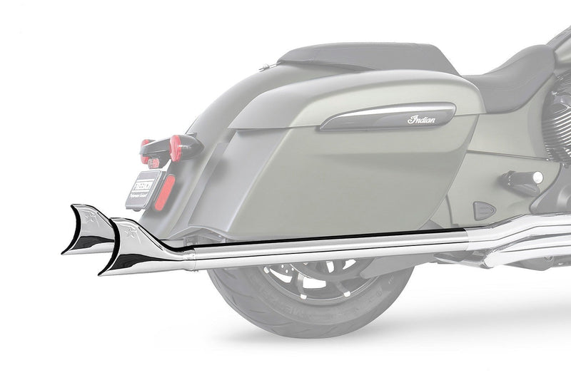 FREEDOM EXHAUST INDIAN CHIEFTAIN / ROADMASTER / SPRINGFIELD 2.5" SHARKTAIL SLIP-ONS  to Fit FREEDOM HEADERS Only