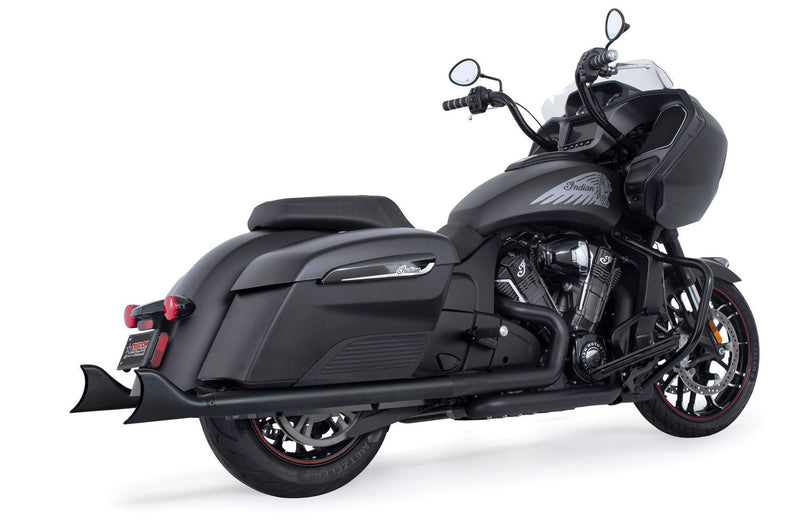 INDIAN CHALLENGER/PURSUIT/ELITE 2.5" SHARKTAIL SLIP-ONS to Fit FREEDOM HEADERS Only