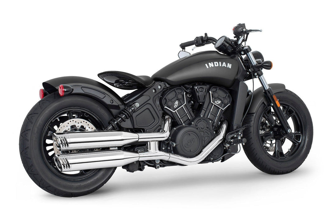 FREEDOM EXHAUST INDIAN SCOUT-ROGUE-BOBBER-SIXTY FREEDOM 4" SLIP-ONS 2014-2024 (DOES NOT FIT ANY 2025 CURRENTLY)