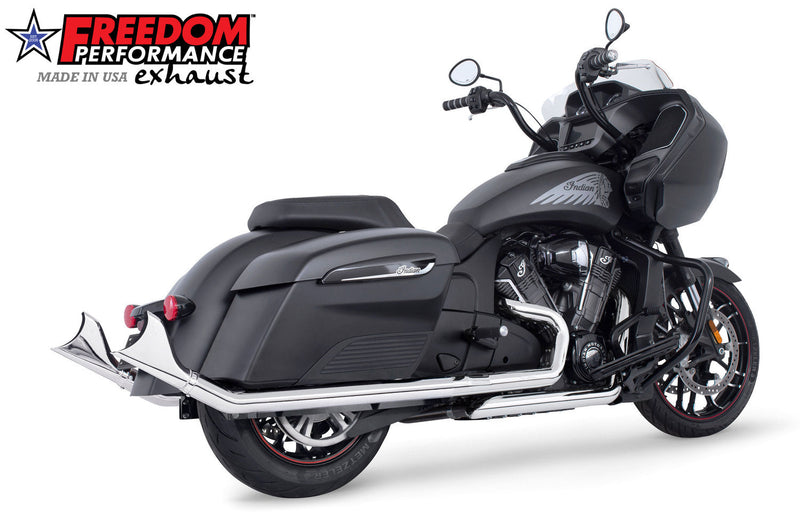 INDIAN CHALLENGER/PURSUIT/ELITE 2.5" SHARKTAIL SLIP-ONS to Fit FREEDOM HEADERS Only