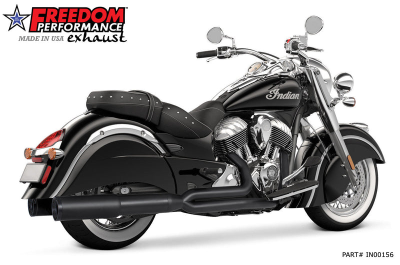 FREEDOM EXHAUST INDIAN VINTAGE / CLASSIC UNION 2-INTO-1 "RIGHT-SIDE ONLY" 2014-PRESENT